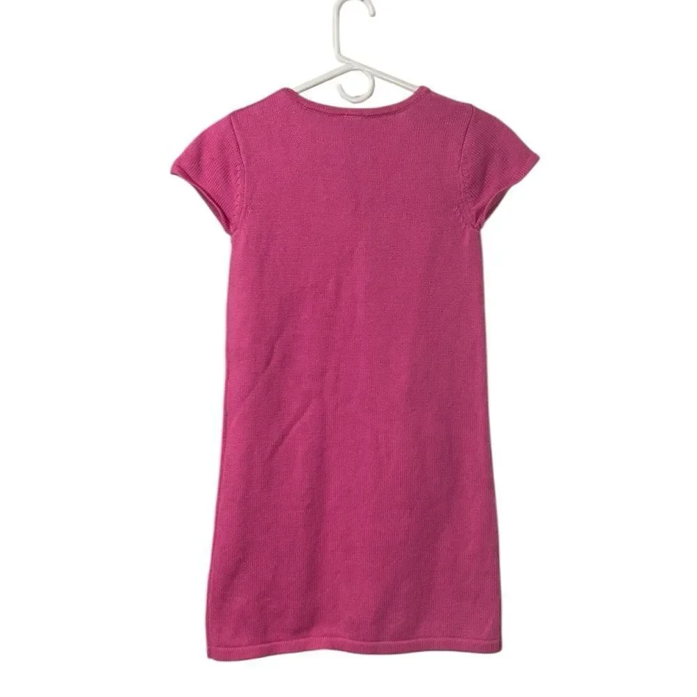 Gymboree Girls Pink Sweater Cotton Dress(Size 14)